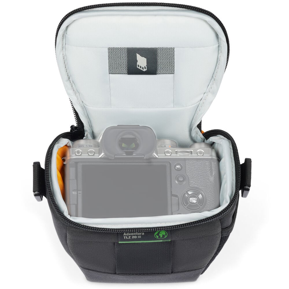 Lowepro Adventura III compact camera bag with eco-friendly fabrics