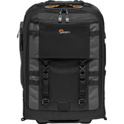 Lowepro Pro Trekker RLX 450 AW II backpack roller is a rugged carry on camera bag with wheels.