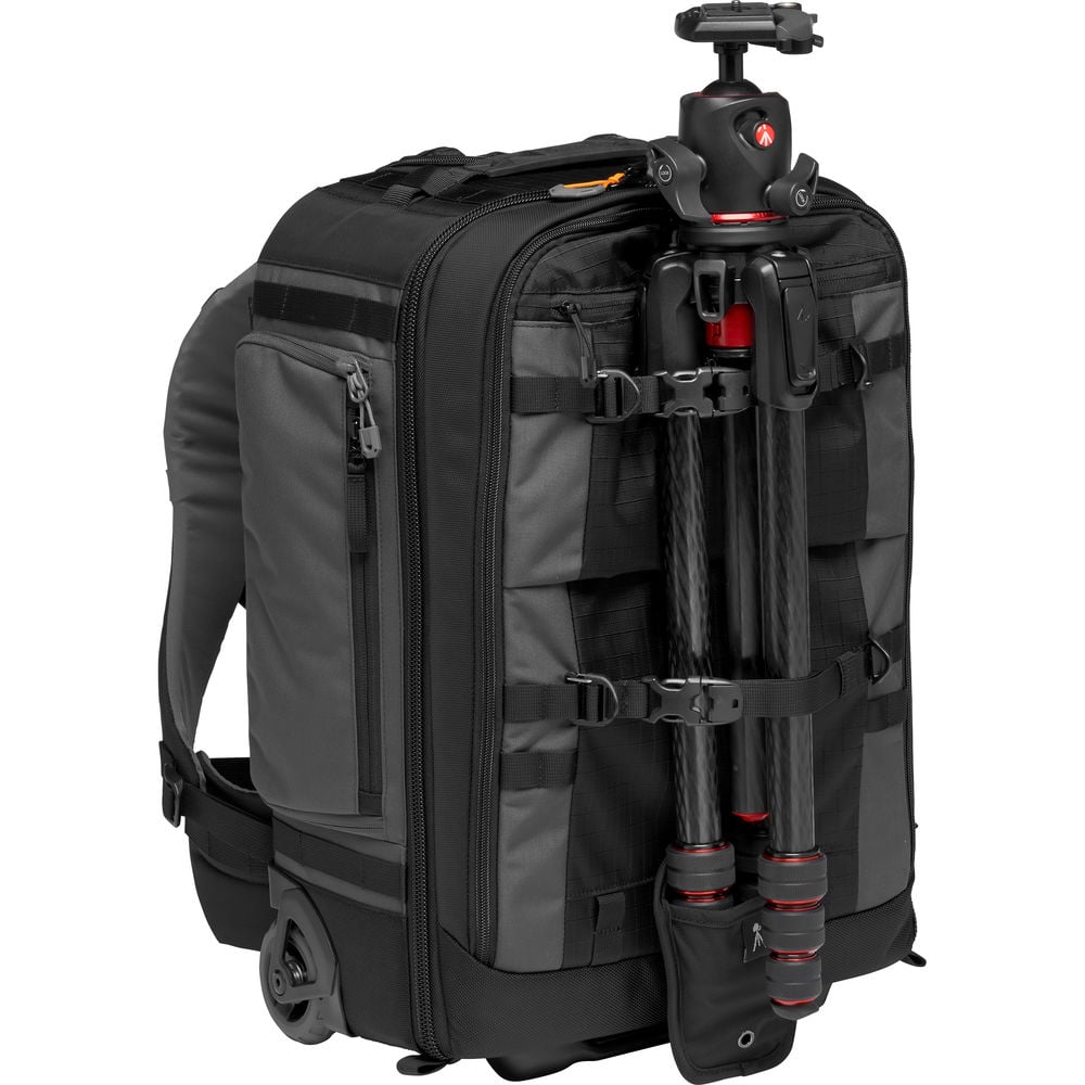 Lowepro Pro Trekker RLX 450 AW II backpack roller is a rugged carry on camera bag with wheels.