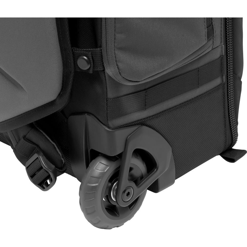 Lowepro Pro Trekker RLX 450 AW II backpack roller is a rugged carry on camera bag with wheels.