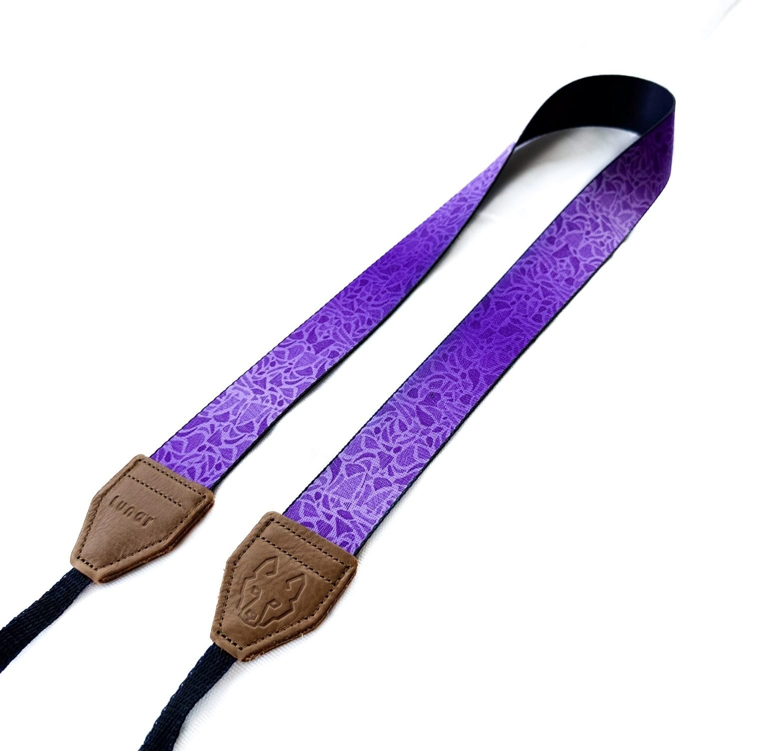 Lunar Camera Strap in lavender color, durable and stylish for comfortable camera carrying.