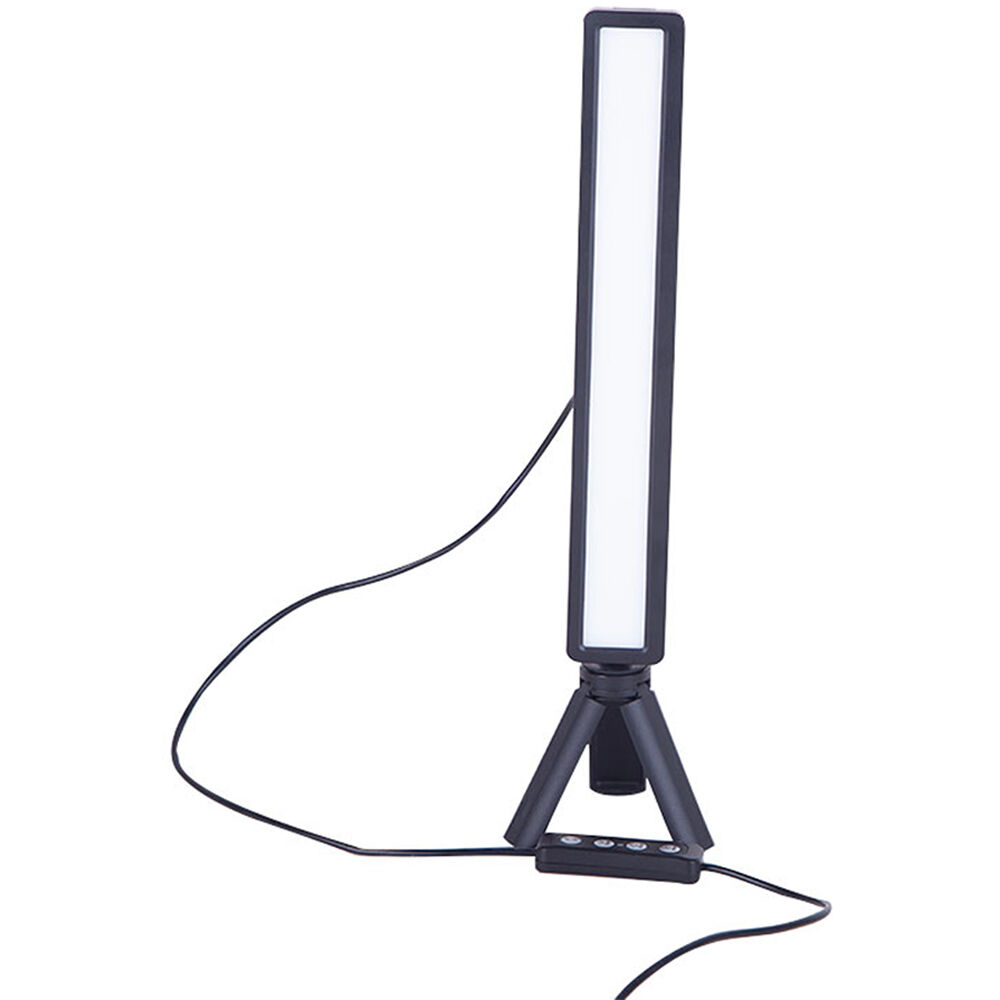 Luxceo WS66 LED Video Light clipped onto a laptop, providing adjustable soft lighting with natural skin tones for video calls, streaming, and online classes.