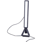 Luxceo WS66 LED Video Light clipped onto a laptop, providing adjustable soft lighting with natural skin tones for video calls, streaming, and online classes.