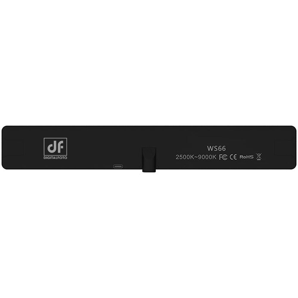 Luxceo WS66 LED Video Light clipped onto a laptop, providing adjustable soft lighting with natural skin tones for video calls, streaming, and online classes.
