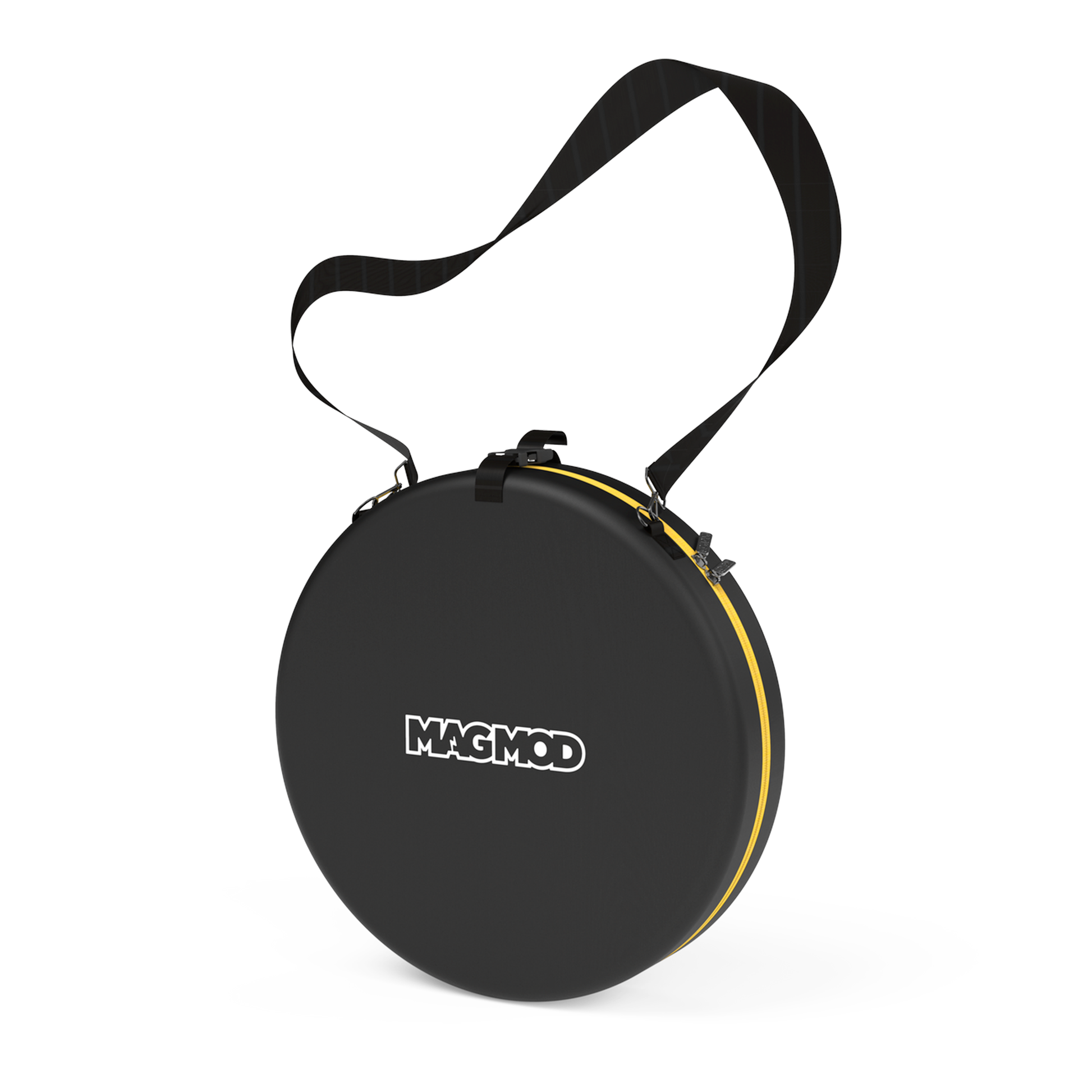 MagMod Beauty Dish XL Pro Kit – Collapsible 20-inch silicone beauty dish with magnetic modular design, 40° beam angle grid, diffusion sock, Bowens mount adapter, and semi-hard carry case with strap for portable studio lighting.