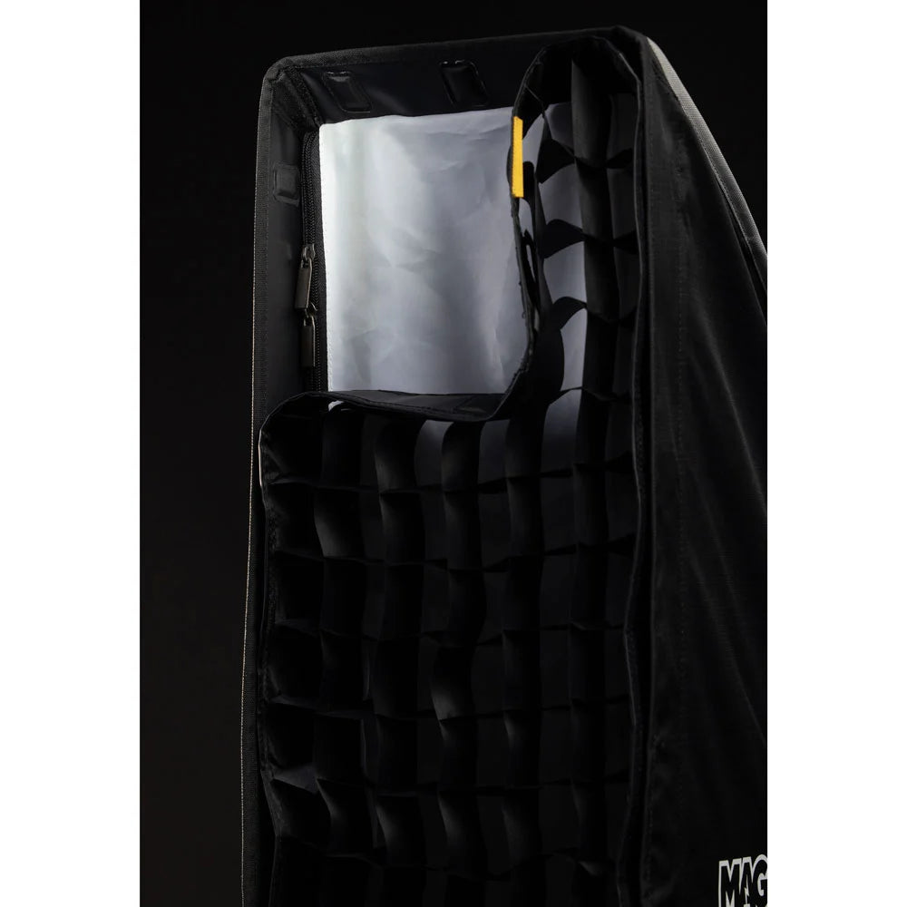 MagMod MagBox Pro 36″ rectangular strip grid — collapsible softbox grid with magnetic edge for directional light control.