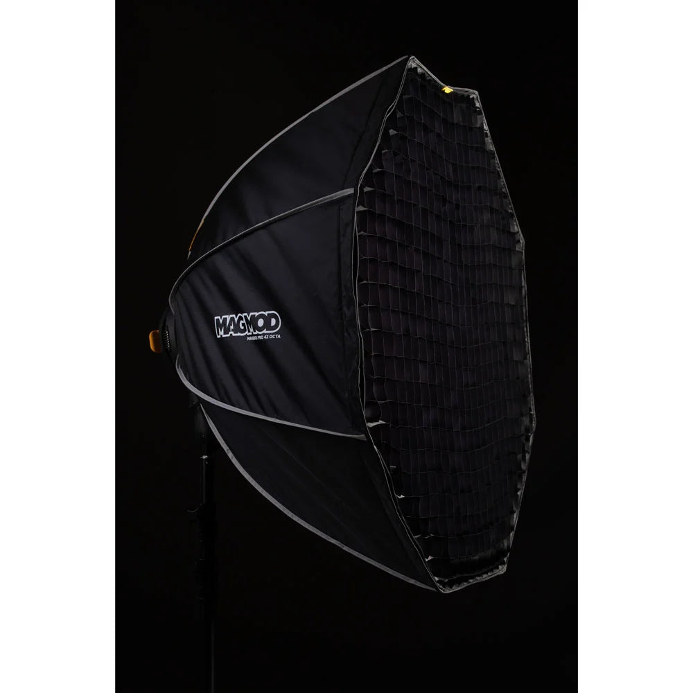 MagMod MagBox Pro 42 octagonal grid — collapsible nylon egg-crate for softbox with magnetic edge for fast attachment.