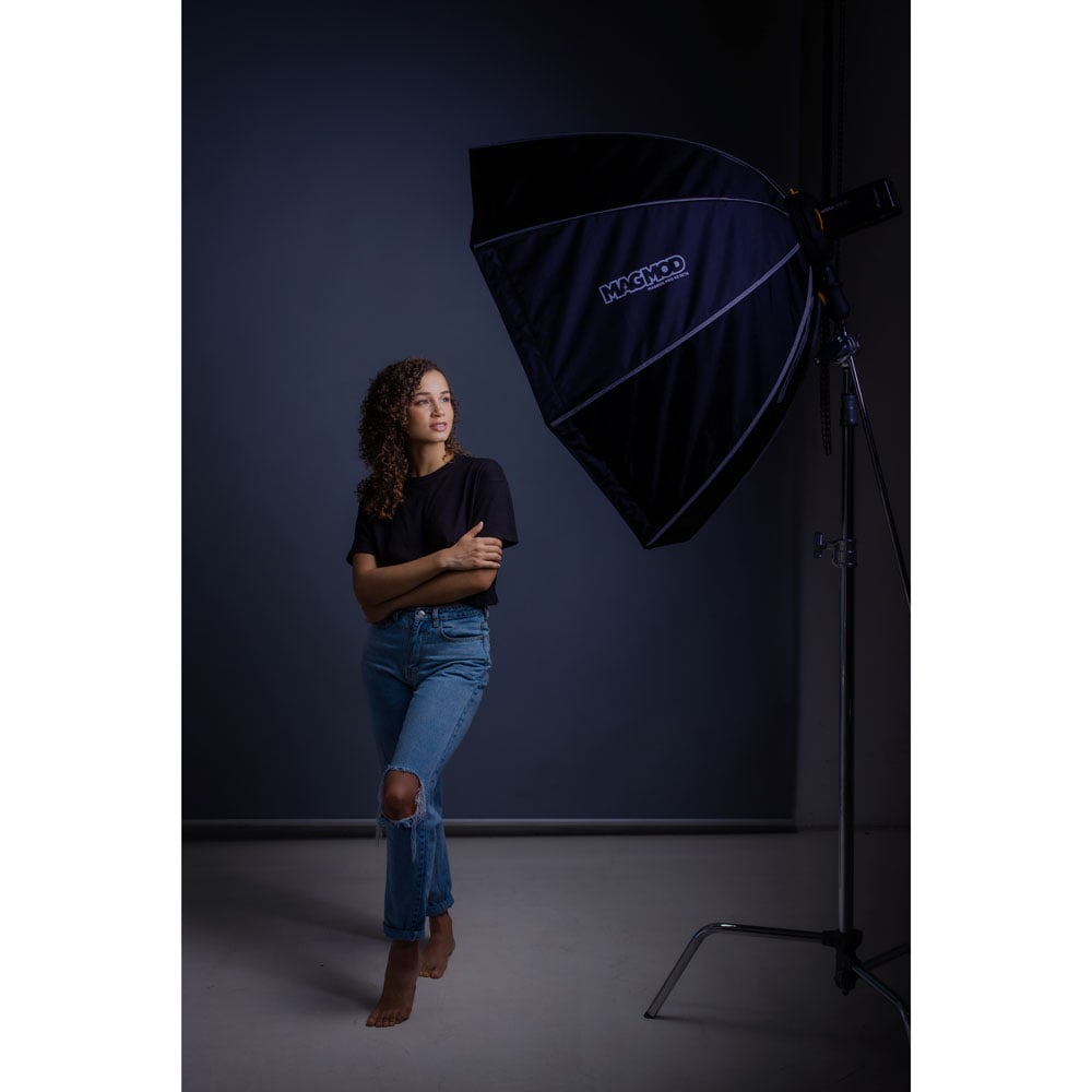 MagMod MagBox Pro 42″ Octagonal softbox with zip-on fabric diffuser.
