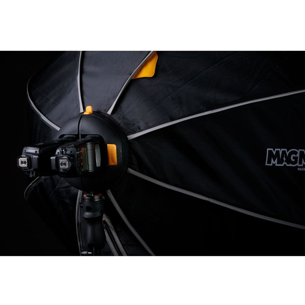 MagMod MagBox Pro 42″ Octagonal softbox with zip-on fabric diffuser.