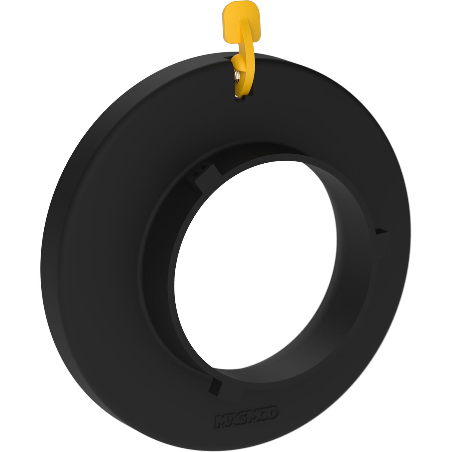 MagMod MagBox Pro Speedring Adaptor for Bowens – round black metal ring with magnetic front edge and spring-loaded locking tabs.