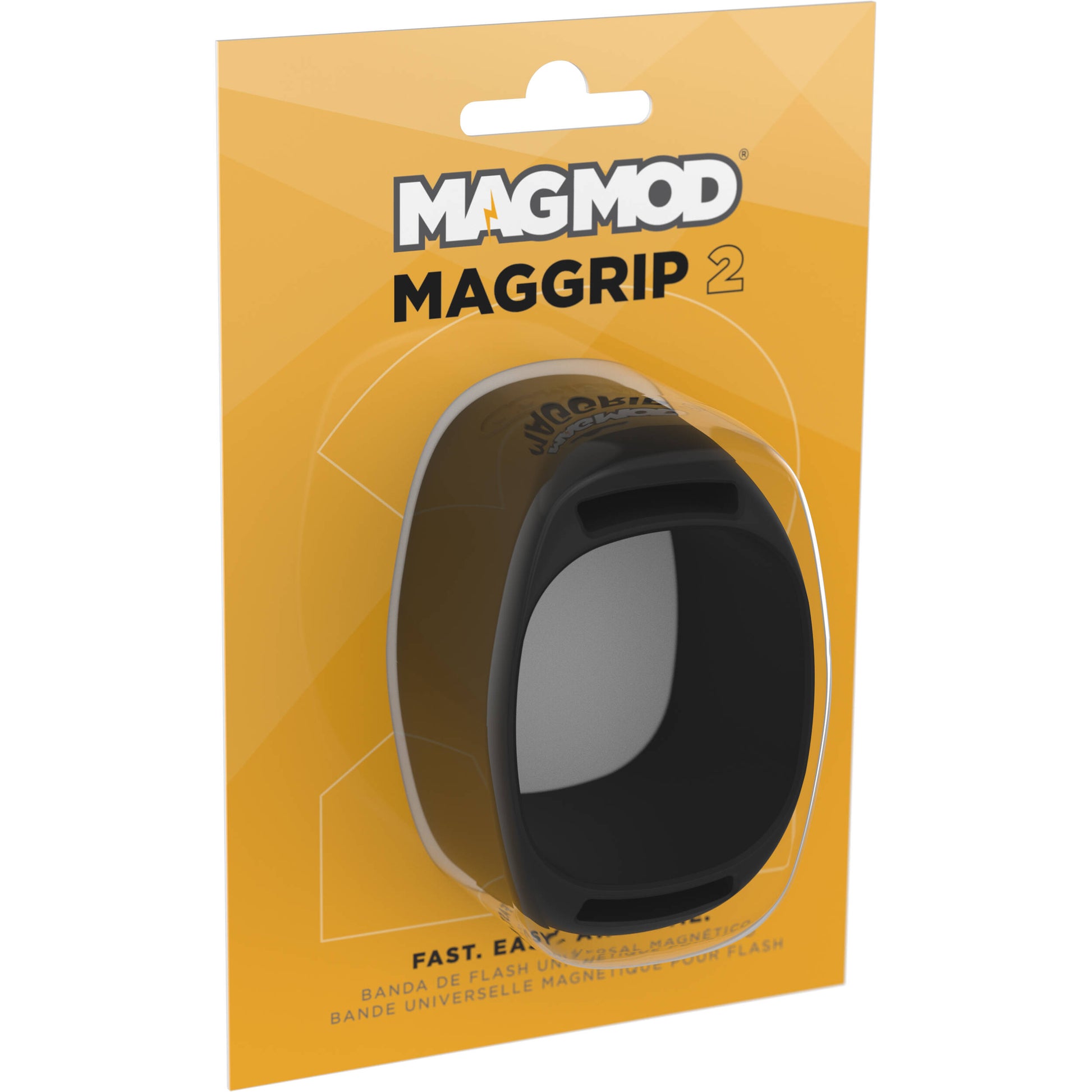 Durable silicone MagGrip 2 for attaching MagMod modifiers to hot shoe flashes