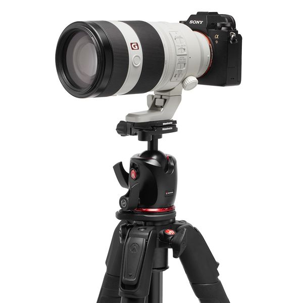 Manfrotto 055XPRO aluminium tripod kit with XPRO ball head for mirrorless cameras.