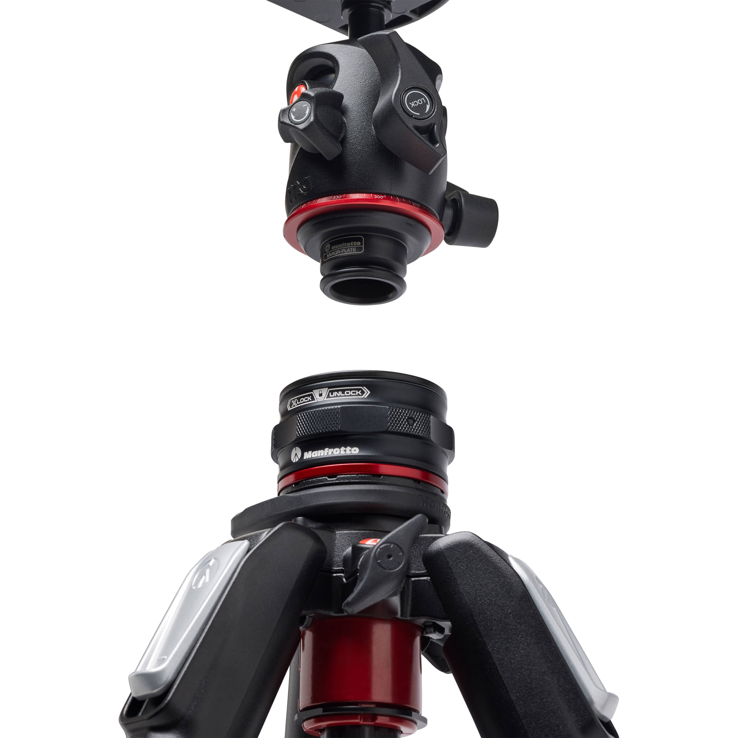 This Manfrotto tripod kit provides rapid and secure adjustments, features a 90° centre column with a load capacity of 15 kg.