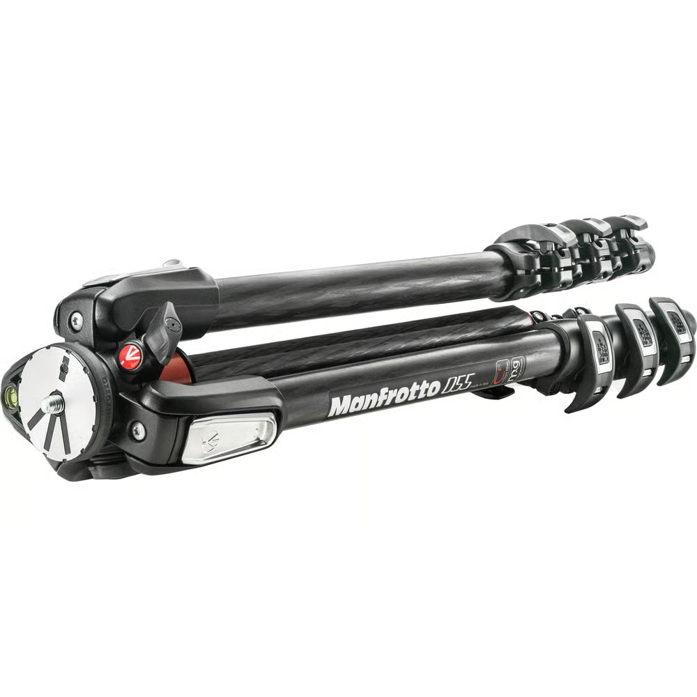 The very stable Manfrotto 055 Carbon Fibre 4-Section Tripod. Perfect for travelling. 