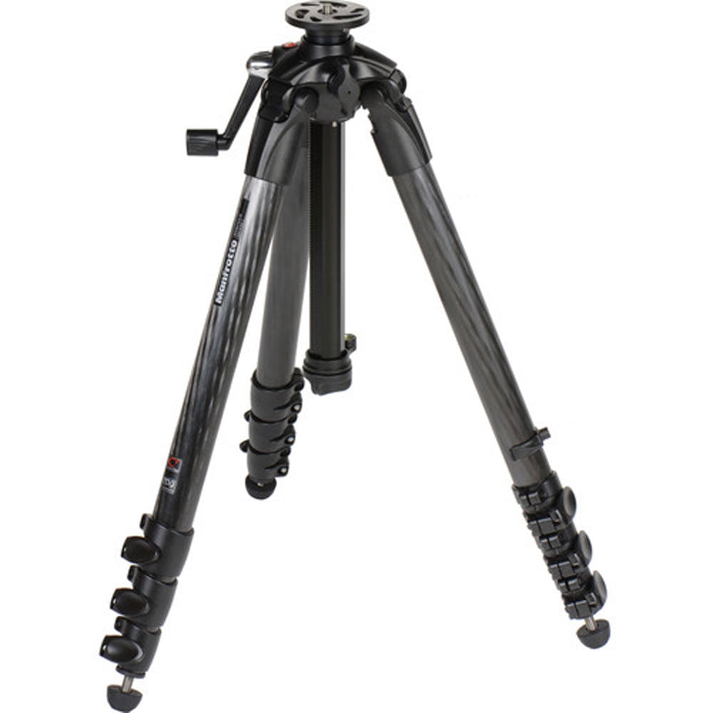 The Manfrotto 057 carbon fibre 4-section geared tripod ensures maximum performance and different adjustable settings. Buy tripods online in South Africa.