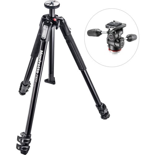 This tripod with the 3-way head is the ultimate tripod with a head kit for professionals looking for an innovative stand and photo head combo.