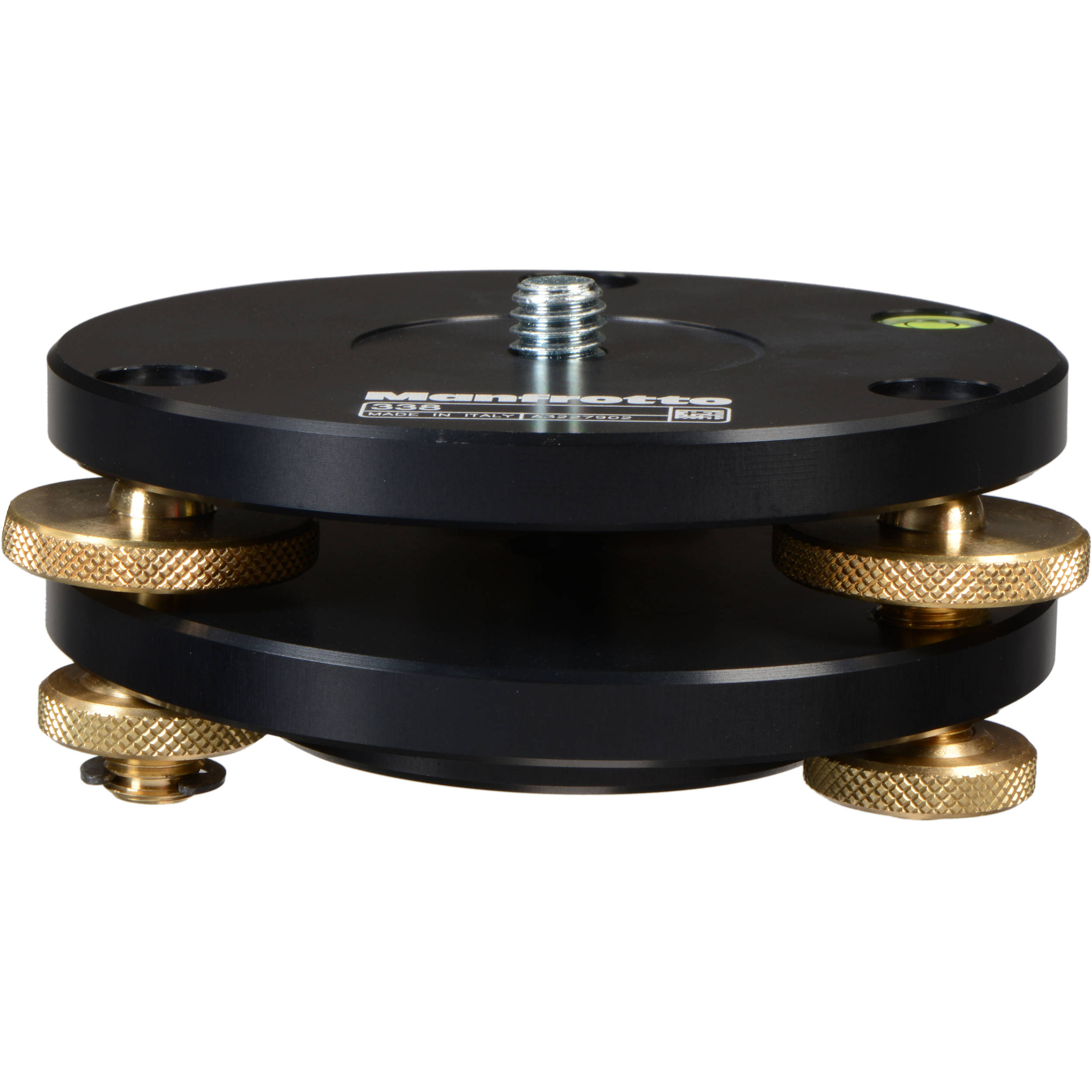 The 338 Levelling Base ensures precise, stable, and perfectly level shots with fine adjustments, a built-in spirit level, and broad compatibility for tripods.