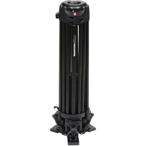 This video system features the 502 fluid video head, the 546GB professional aluminium twin leg tripod with ground spreader, and padded carry bag.