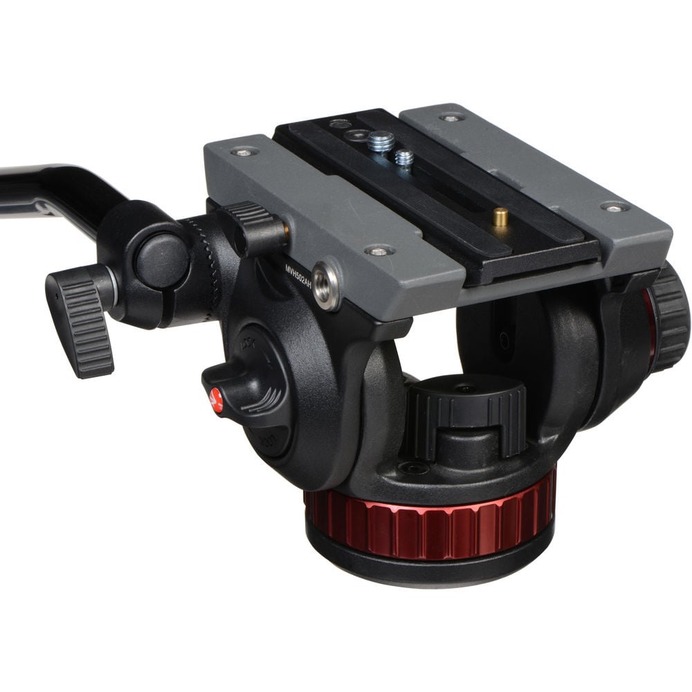 The Manfrotto 502AH Pro Video Head with Flat Base is remarkably full-featured yet very affordable. Carries up to 7kg and features a fluid drag system.