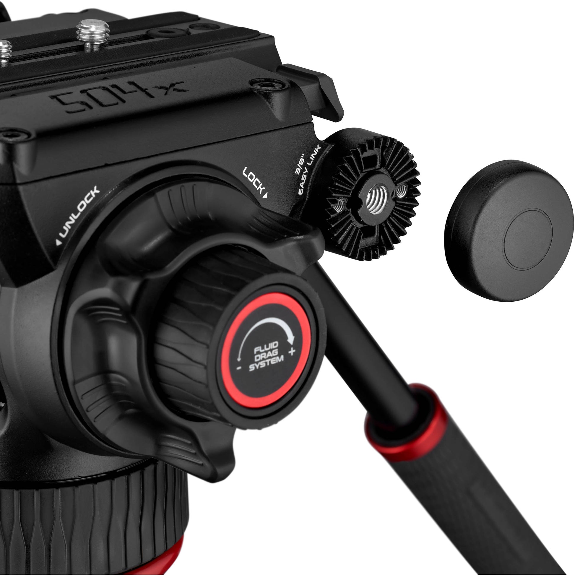 This Manfrotto 504X tripod kit delivers a high-performance video setup with smooth fluid technology.