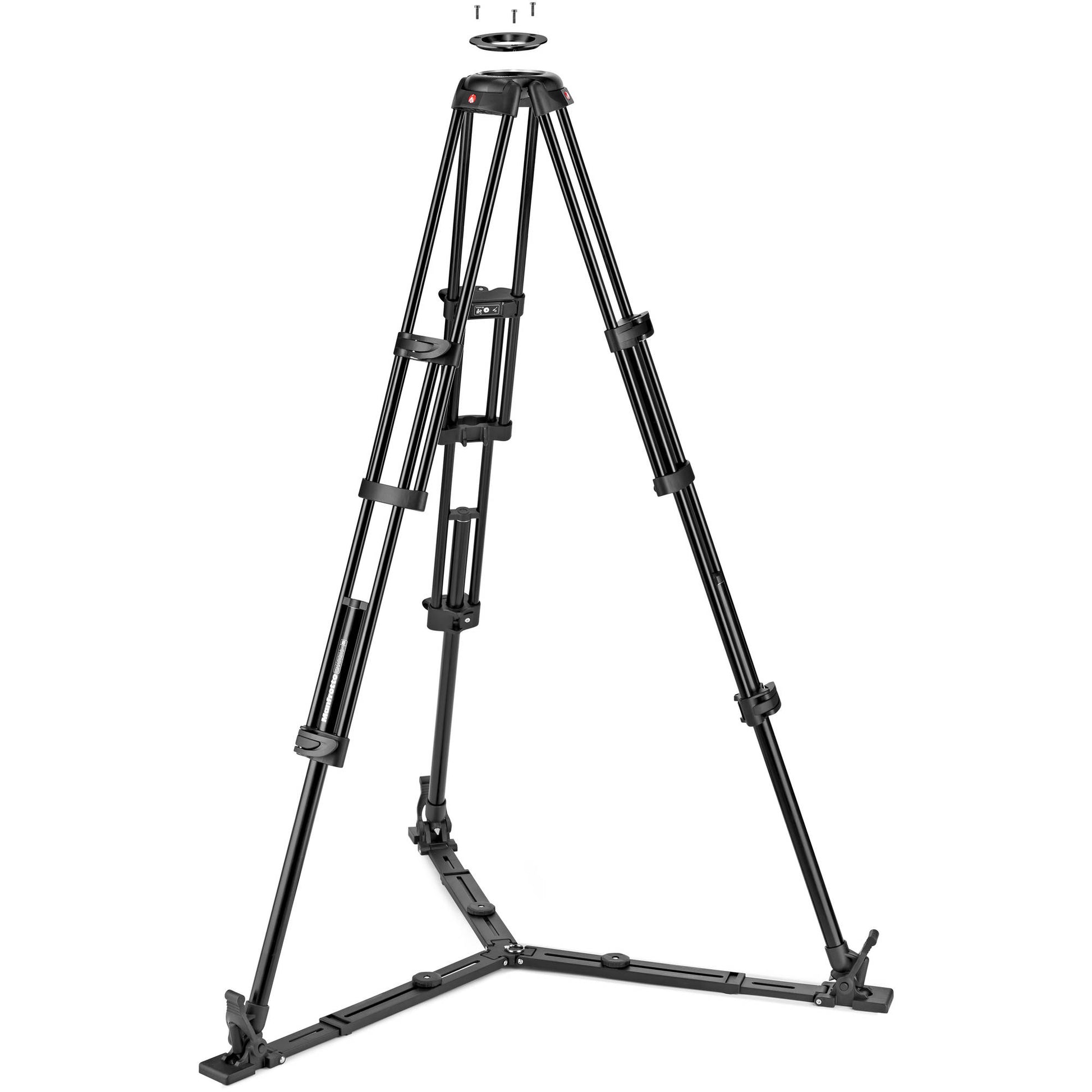 This Manfrotto 504X tripod kit delivers a high-performance video setup with smooth fluid technology.