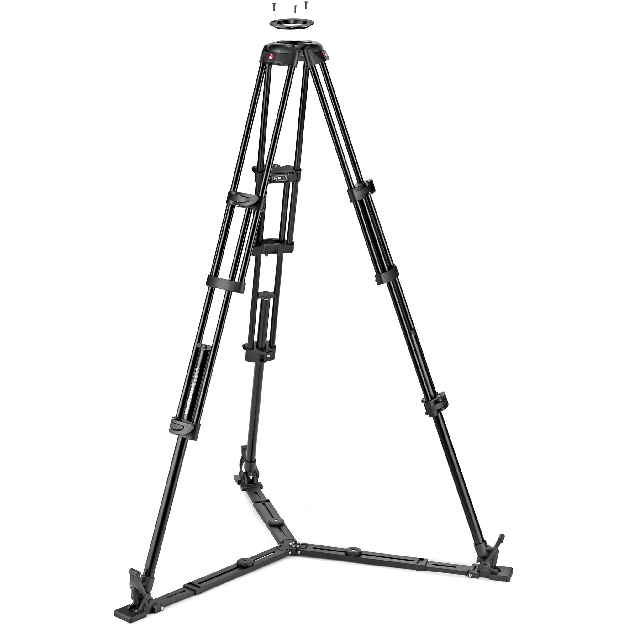 This Manfrotto 504X tripod kit delivers a high-performance video setup with smooth fluid technology.