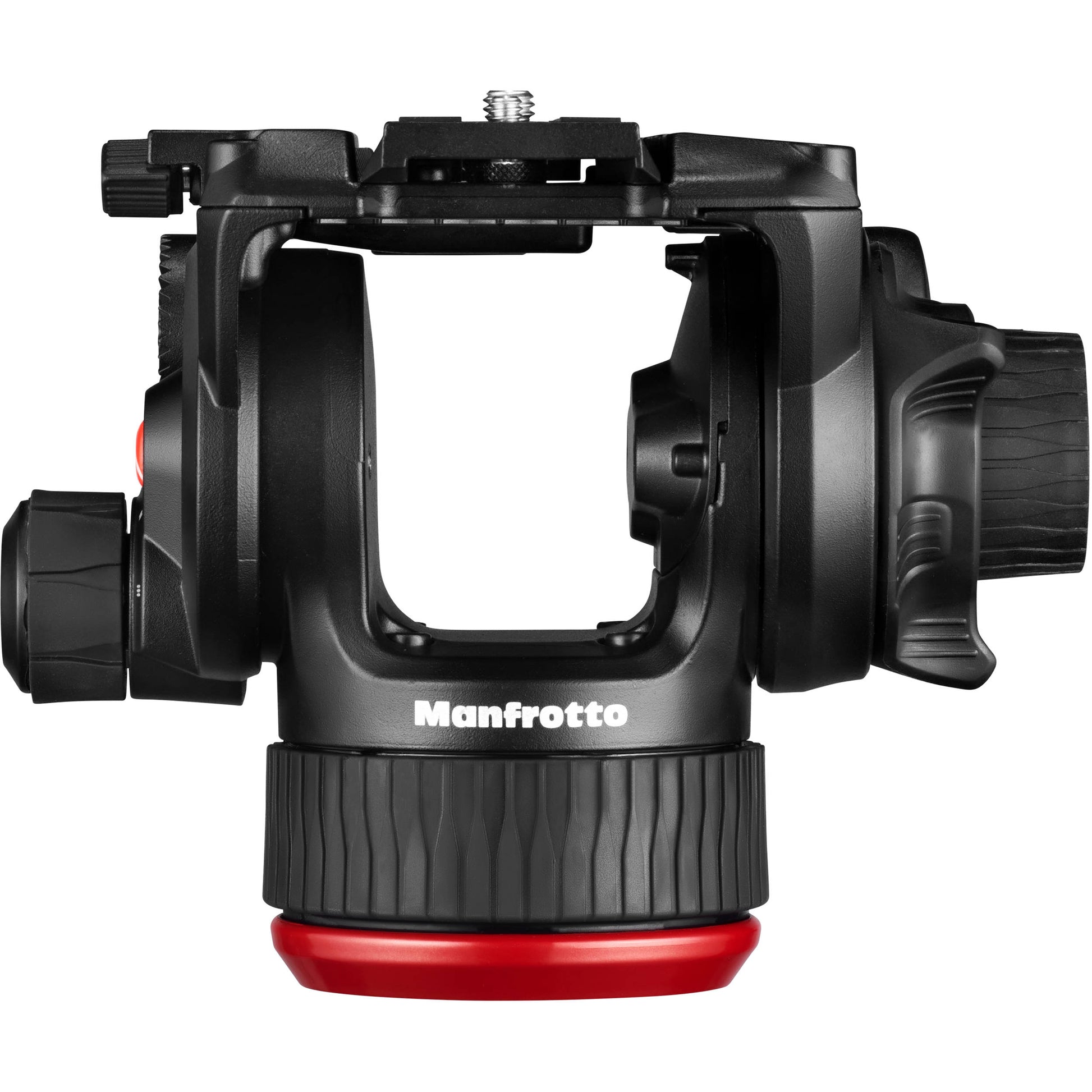 This Manfrotto 504X tripod kit delivers a high-performance video setup with smooth fluid technology.