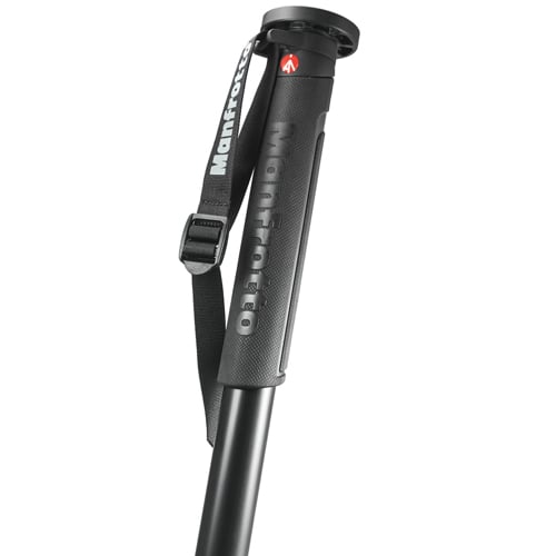 The Manfrotto XPRO OVER Aluminium 4-section Monopod is a high-performance monopod ideal for the photographer who wants a wide variety of shooting angles.
