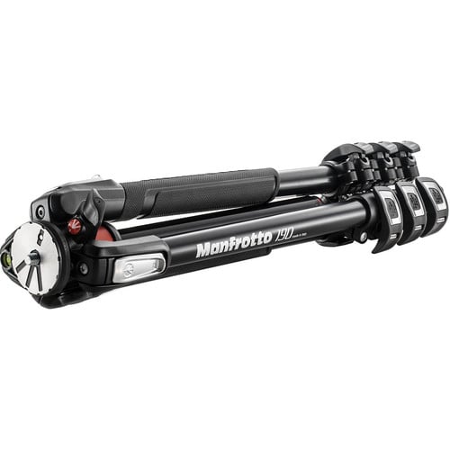 The Manfrotto 190XPRO Aluminium 4-Section Tripod with Horizontal Column is a clever camera tripod for perfect results every time.