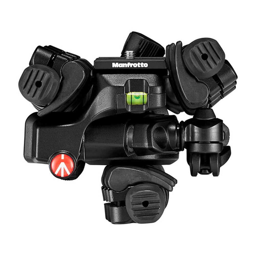 A dual-purpose travel tripod ideal for both photo and video applications. It features a 3-way fluid head that offers stability and versatility.