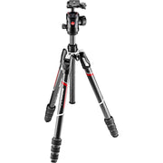 Get the stability you need for your DSLR or mirrorless camera. The Manfrotto tripod has a load capacity of 10kg and reaches up to 138cm. Great for traveling.