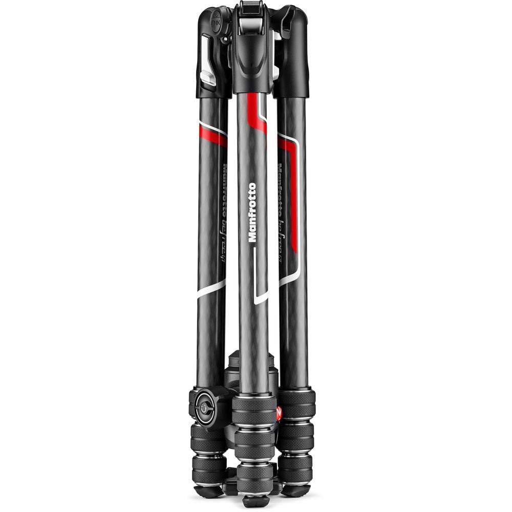 Get the stability you need for your DSLR or mirrorless camera. The Manfrotto tripod has a load capacity of 10kg and reaches up to 138cm. Great for traveling.