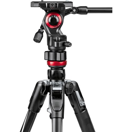A compact support system designed for travelling and shooting on the go, buy this Manfrotto Befree Live Aluminium Twist Video Tripod Kit online.