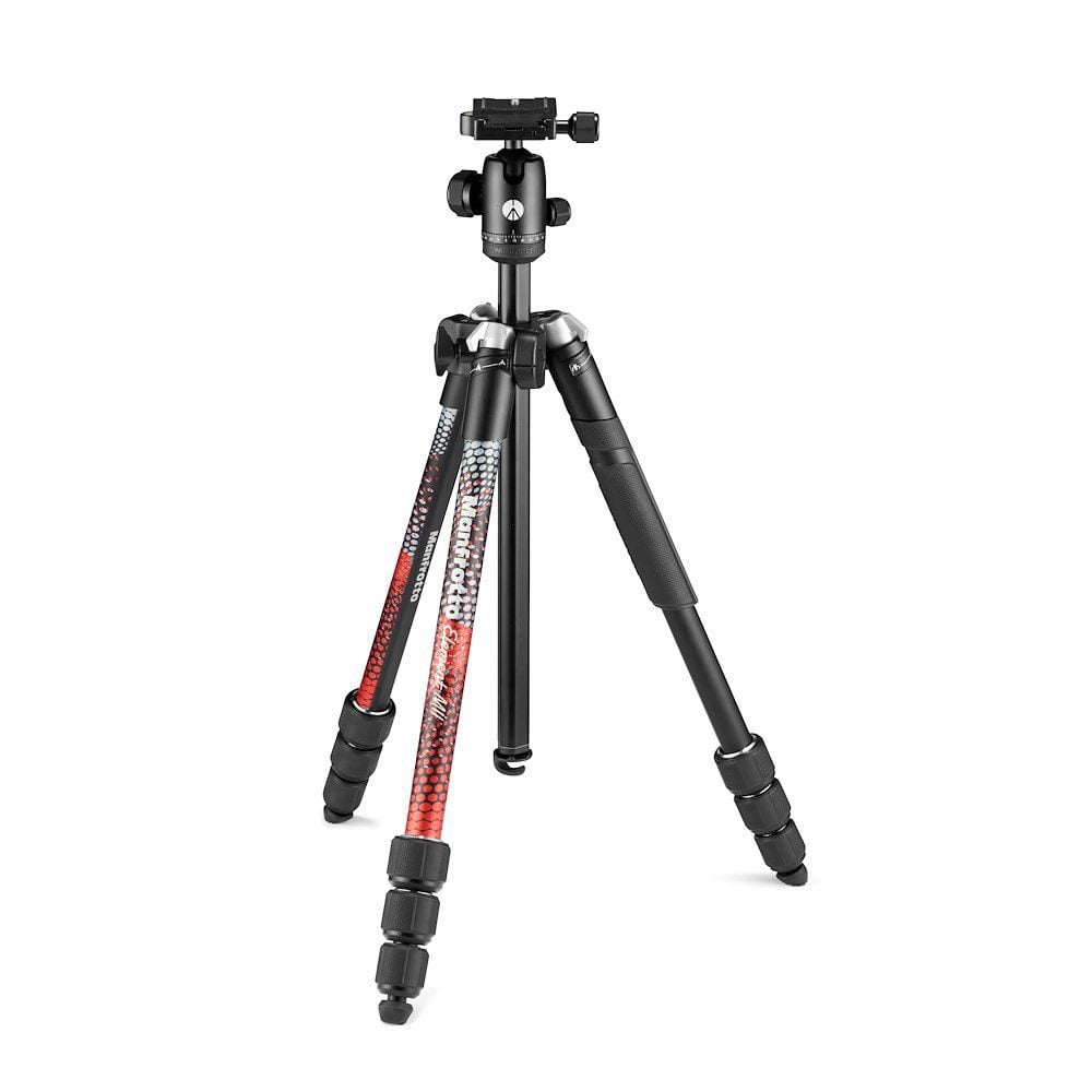 The Manfrotto Element MII Tripod offers you a high-quality, compact design that accommodates heavy lenses with DSLR cameras. Available in South Africa.