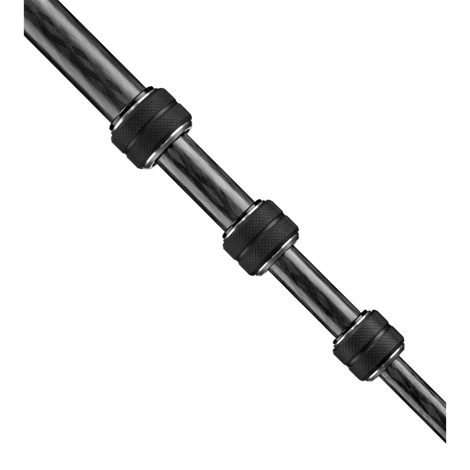The Manfrotto Befree Advanced Twist Carbon Fibre Tripod offers lightweight stability, quick setup, and versatile shooting angles.