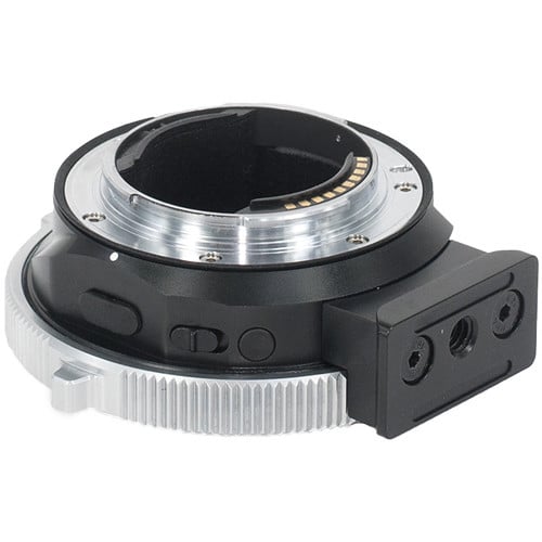 Metabones Canon EF to Sony E-Mount T CINE Smart Adapter for seamless lens-camera compatibility with aperture control and IS.