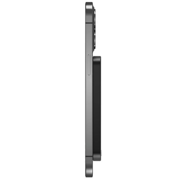 Momax Q.Mag X1 Gen 2 Magnetic Wireless Battery Pack – 10000mAh high-capacity power bank in black, supports MagSafe and USB-C fast charging for mobile devices.