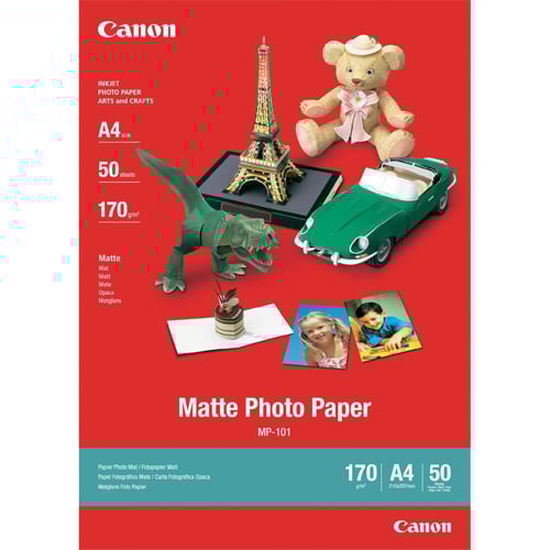 Print photographs which are of high quality and have a gloss-free appearance