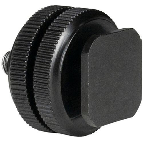 Nanlite Shoe Mount to 1/4"-20 Adaptor for camera accessories.