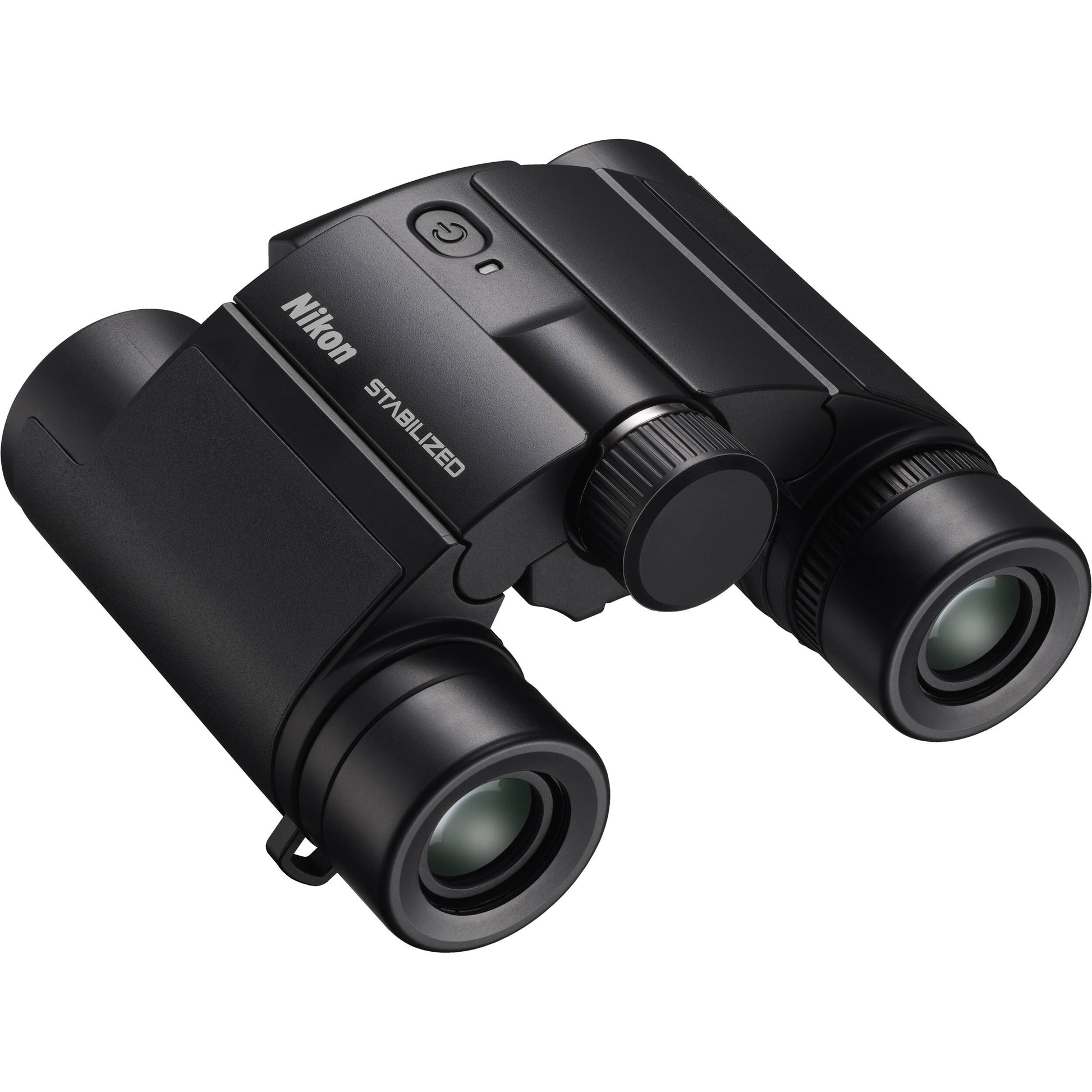 Nikon Stabilized 10x25 S binoculars with clear, stable 10x views and compact design.