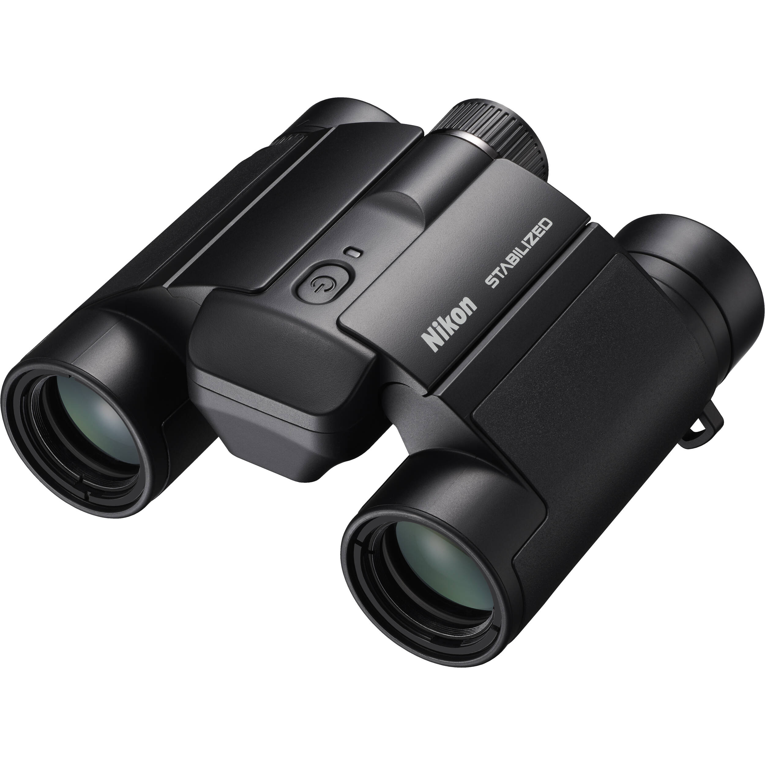 Nikon Stabilized 10x25 S binoculars with clear, stable 10x views and compact design.