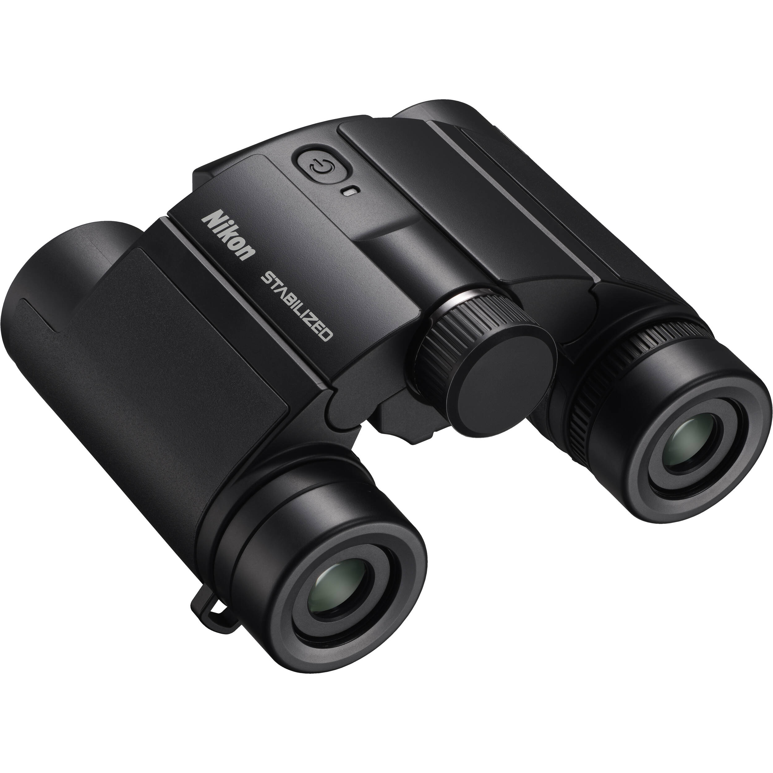Nikon Stabilized 12x25 binoculars with image stabilisation and clear, steady views.