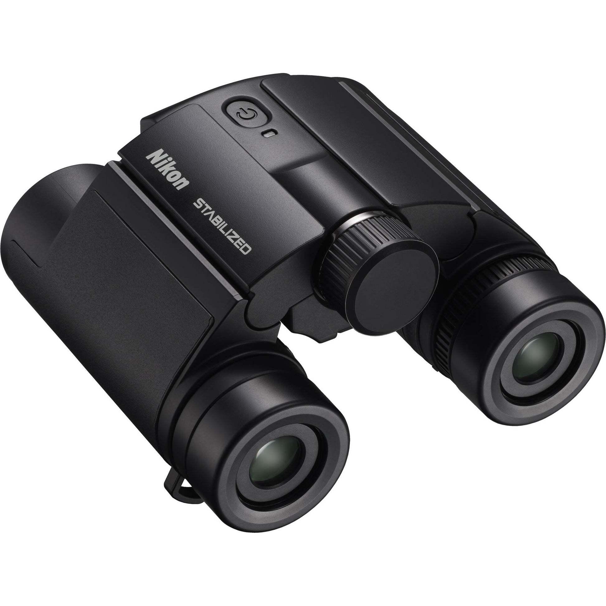 Nikon Stabilized 12x25 binoculars with image stabilisation and clear, steady views.