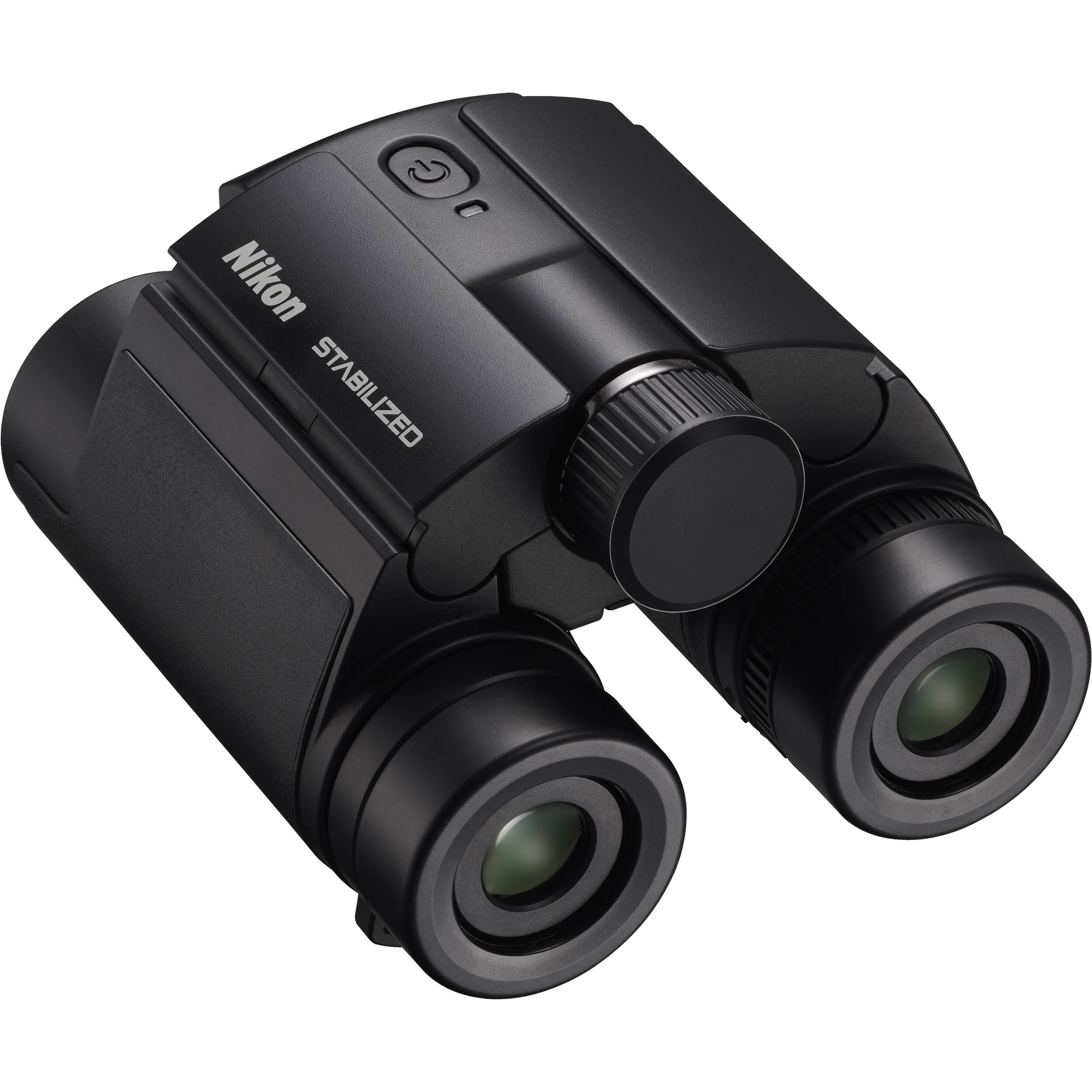 Nikon Stabilized 12x25 binoculars with image stabilisation and clear, steady views.