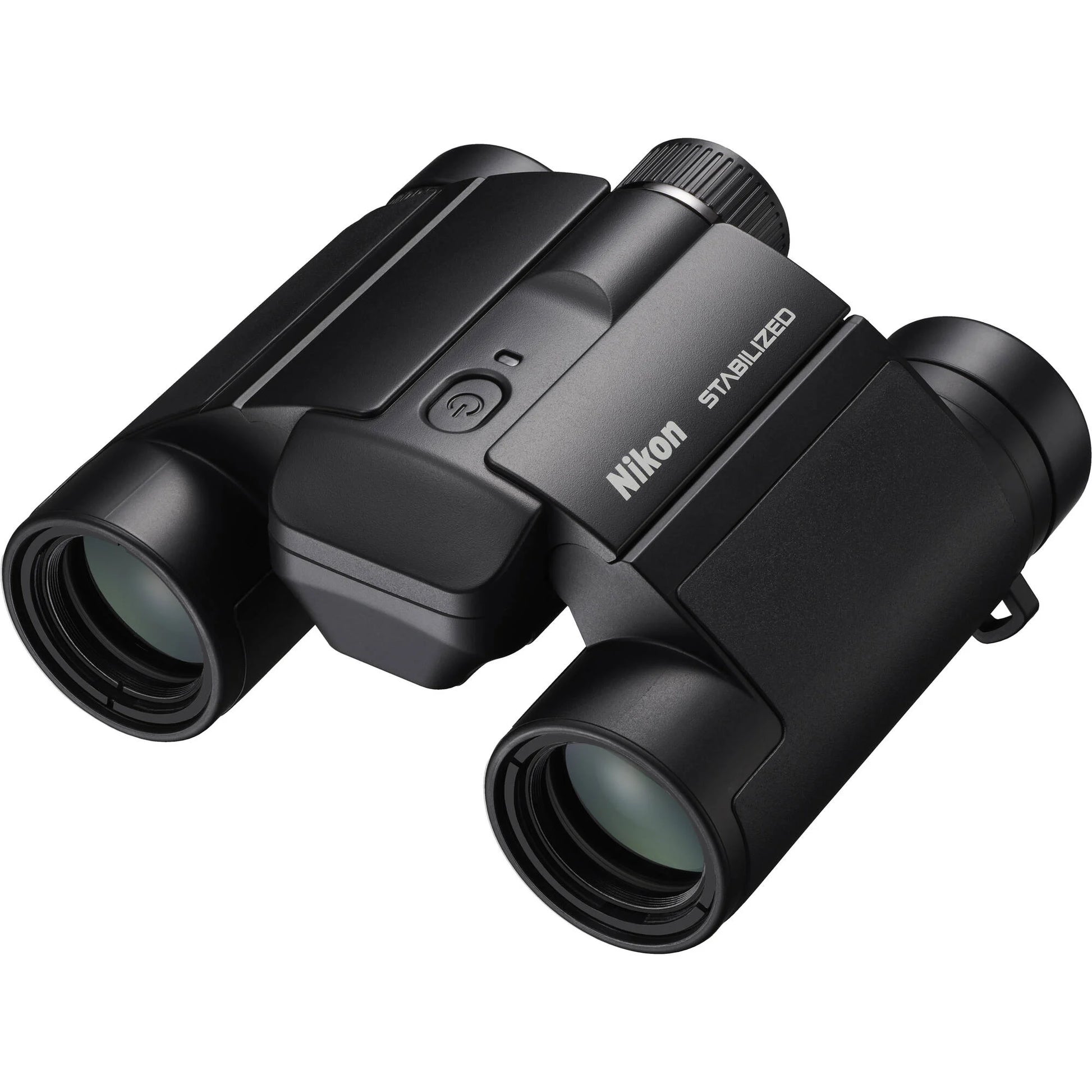Nikon Stabilized 12x25 binoculars with image stabilisation and clear, steady views.