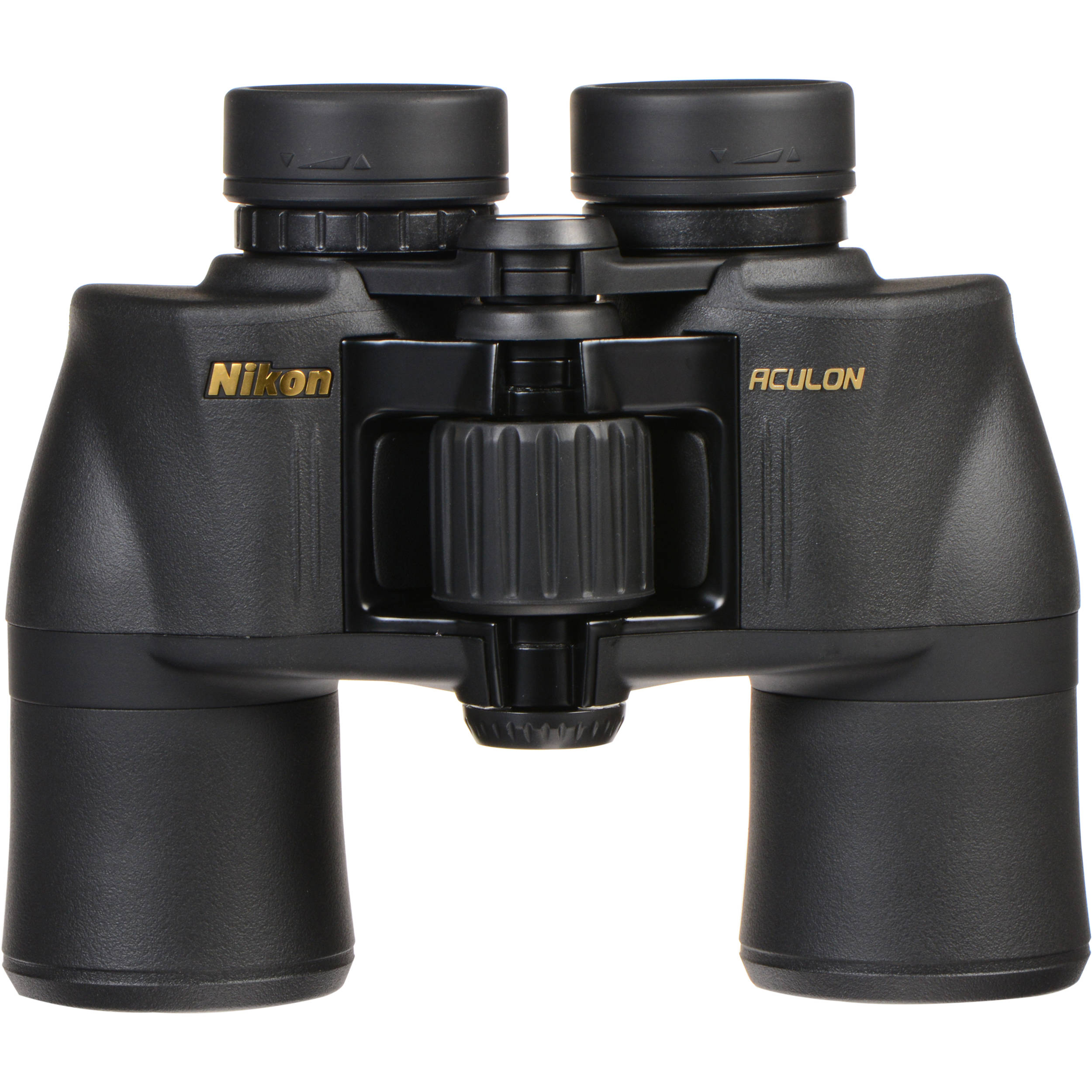 Nikon Aculon A211 8x42 binoculars with clear, bright view and durable rubber grip.