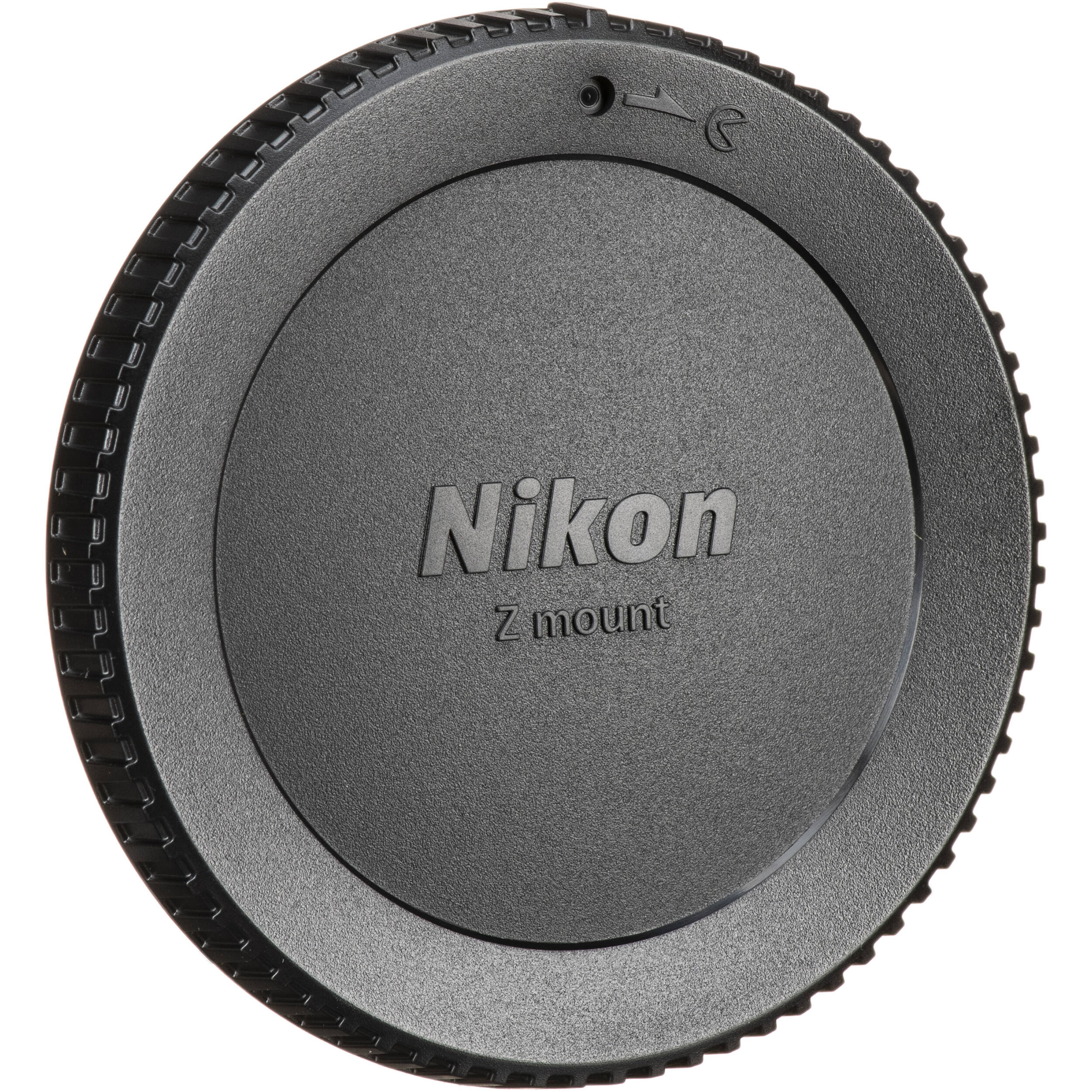 Nikon BF-N1 body cap for Z mount cameras, protects camera sensor and internal components from dust and damage.