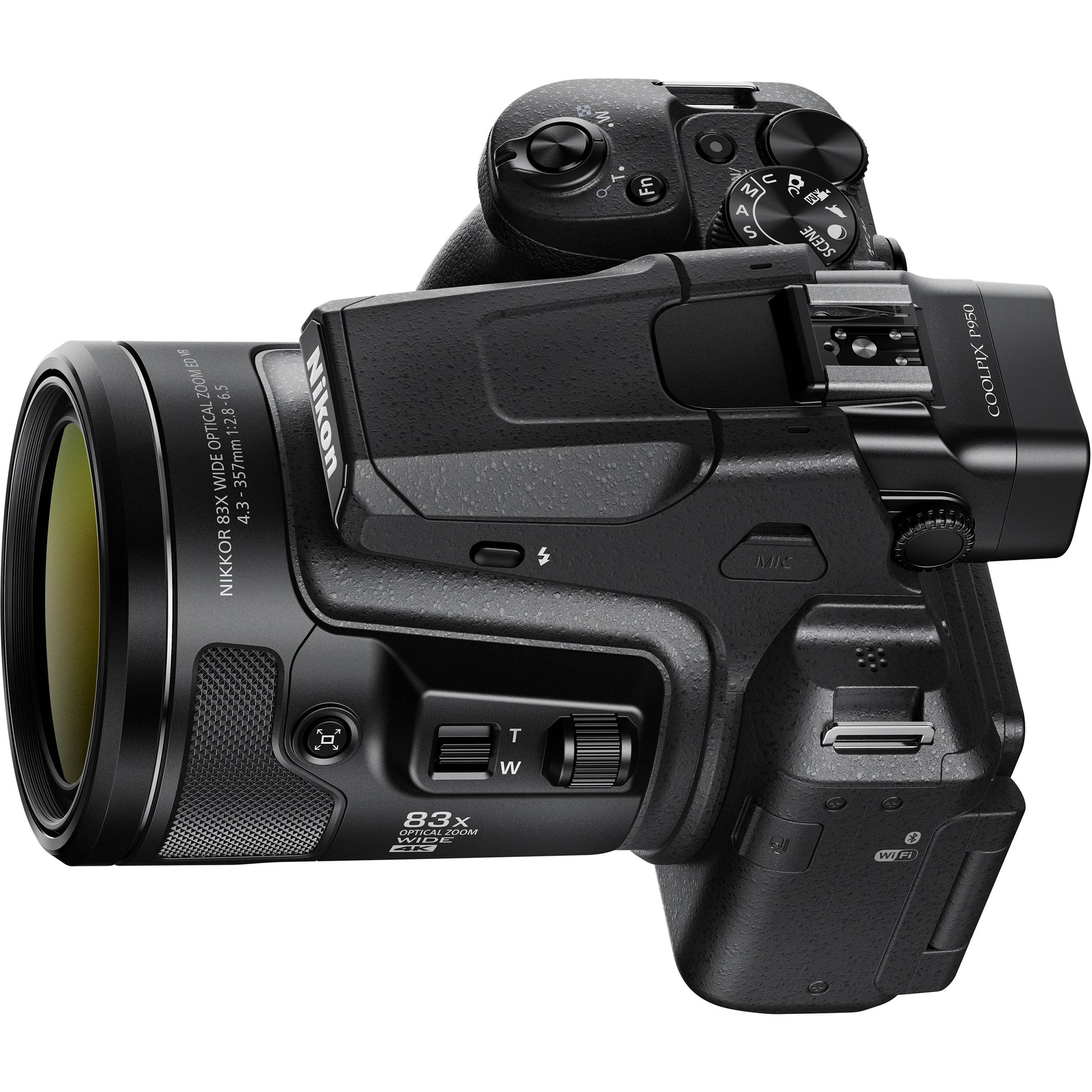 Nikon COOLPIX P950 with super-telephoto zoom lens.