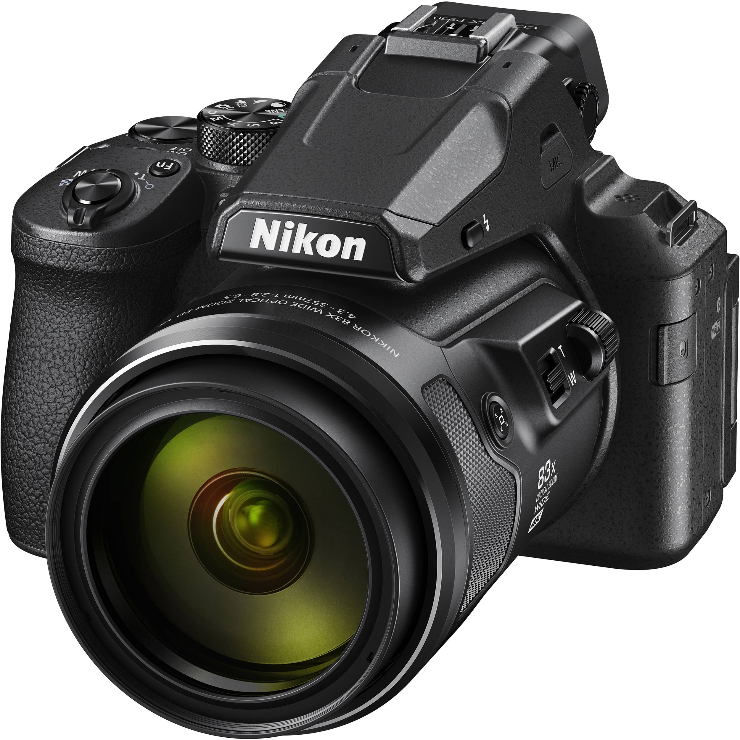 Nikon COOLPIX P950 with super-telephoto zoom lens.