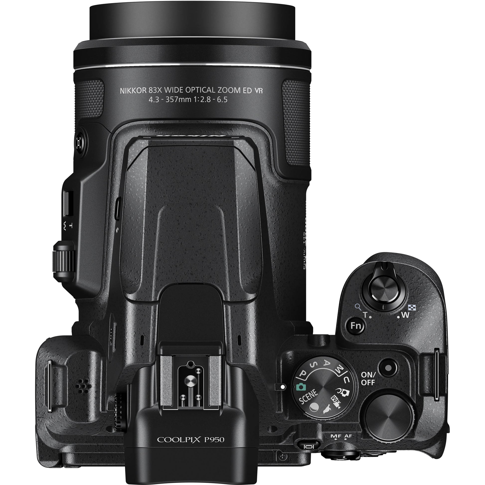Nikon COOLPIX P950 with super-telephoto zoom lens.
